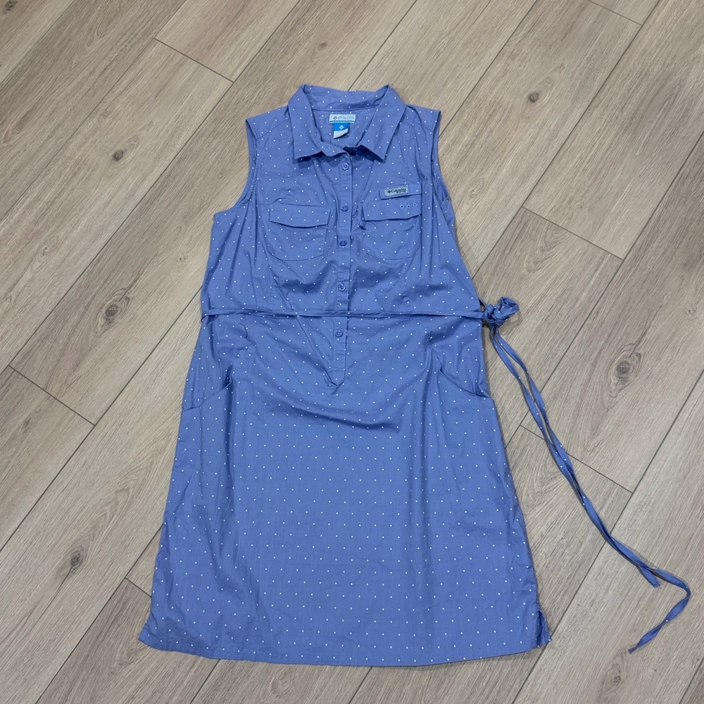 Columbia PFG lavender Sleeveless Midi Dress
